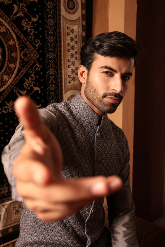 Kurta With Nehru Jacket