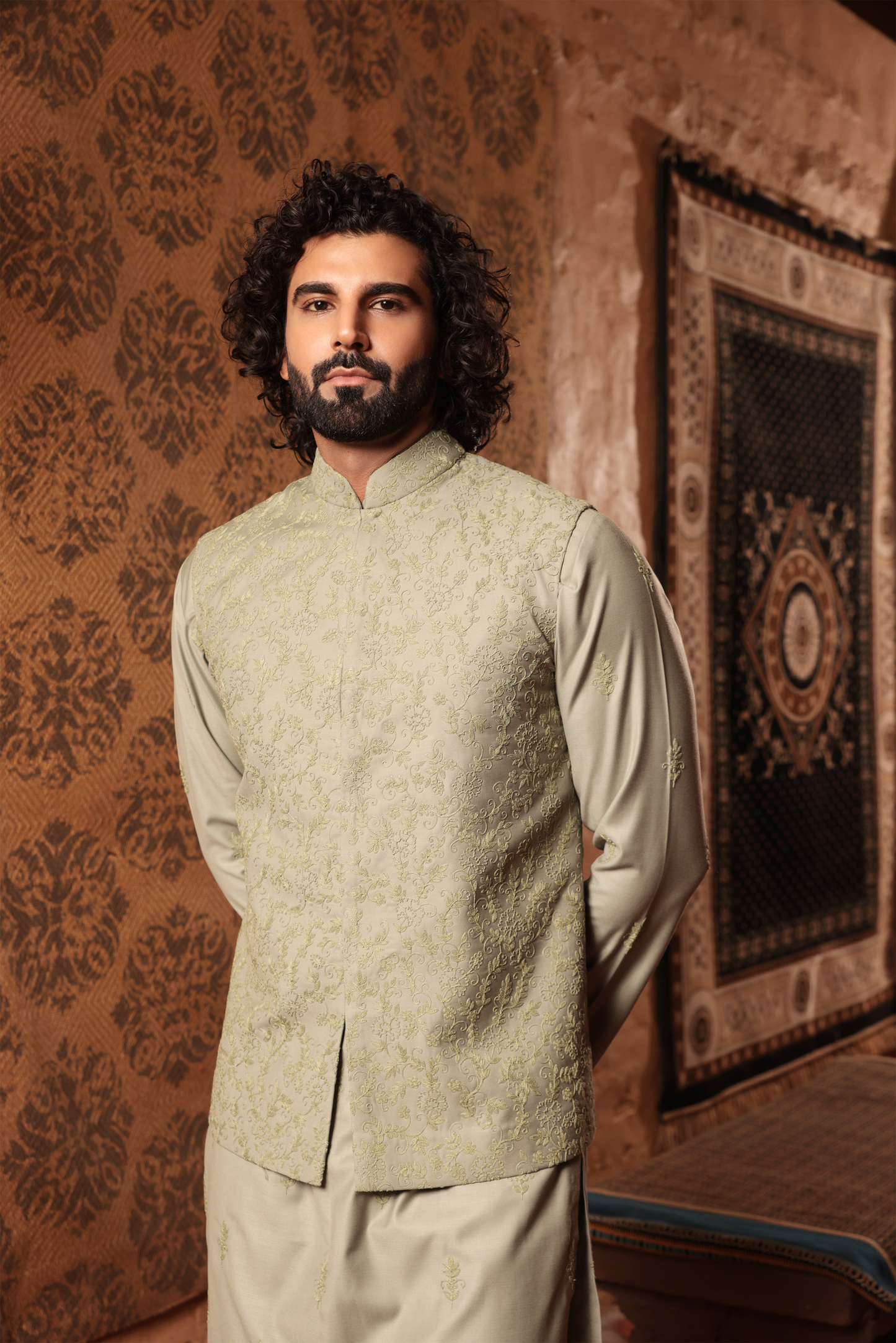 Kurta With Nehru Jacket