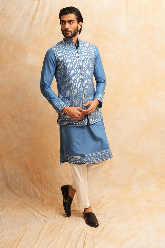 Kurta With Nehru Jacket