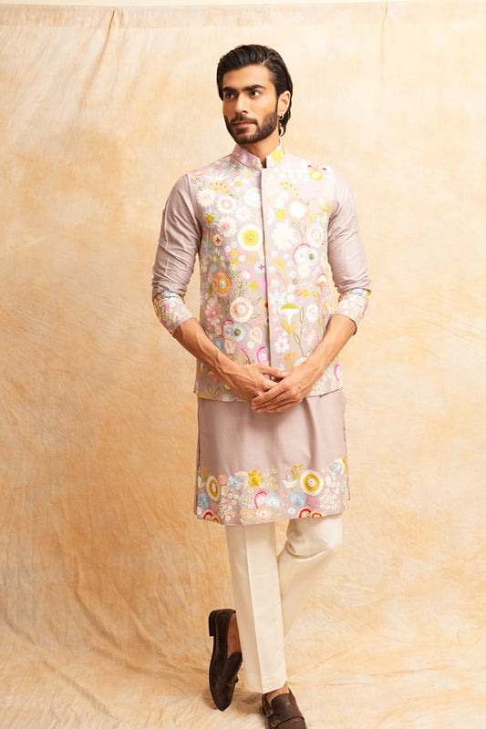 Kurta With Nehru Jacket