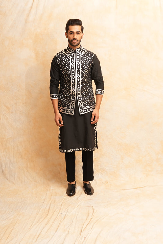 Kurta With Nehru Jacket