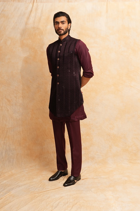 Kurta With Nehru Jacket