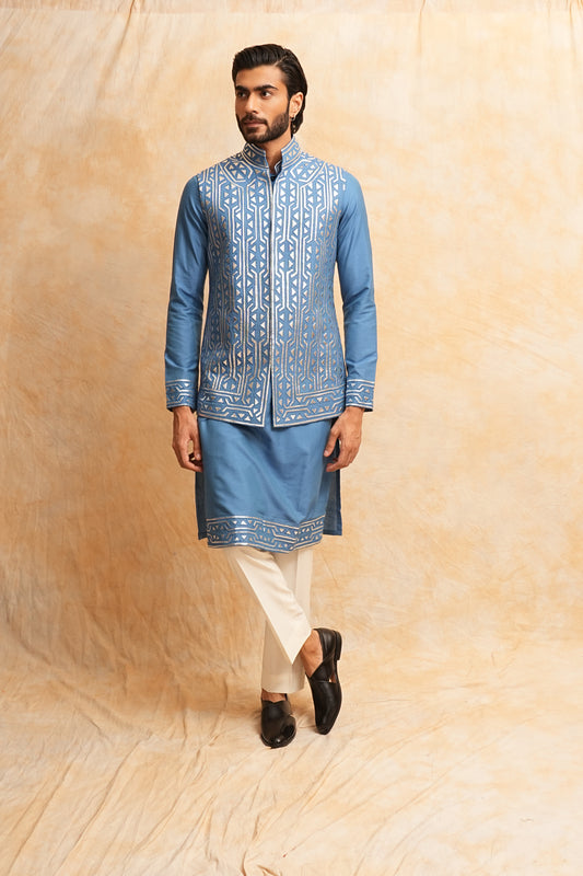 Kurta With Nehru Jacket