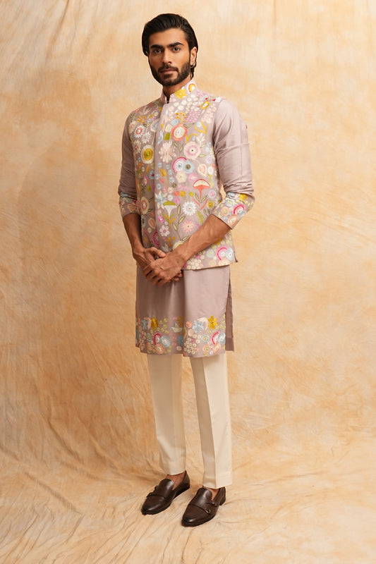 Kurta With Nehru Jacket